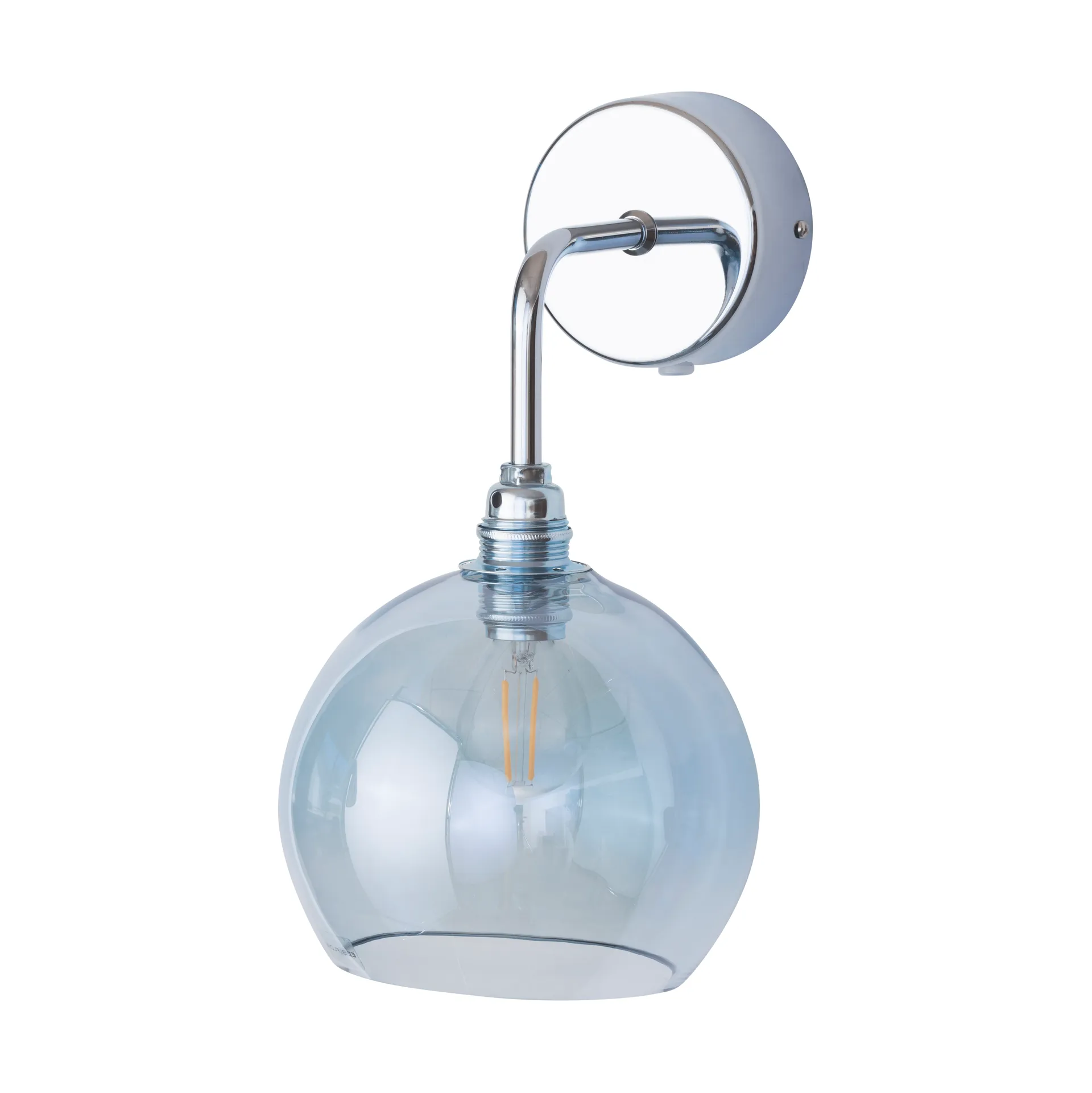 Rowan vägglampa, Topaz blue EBB & FLOW
