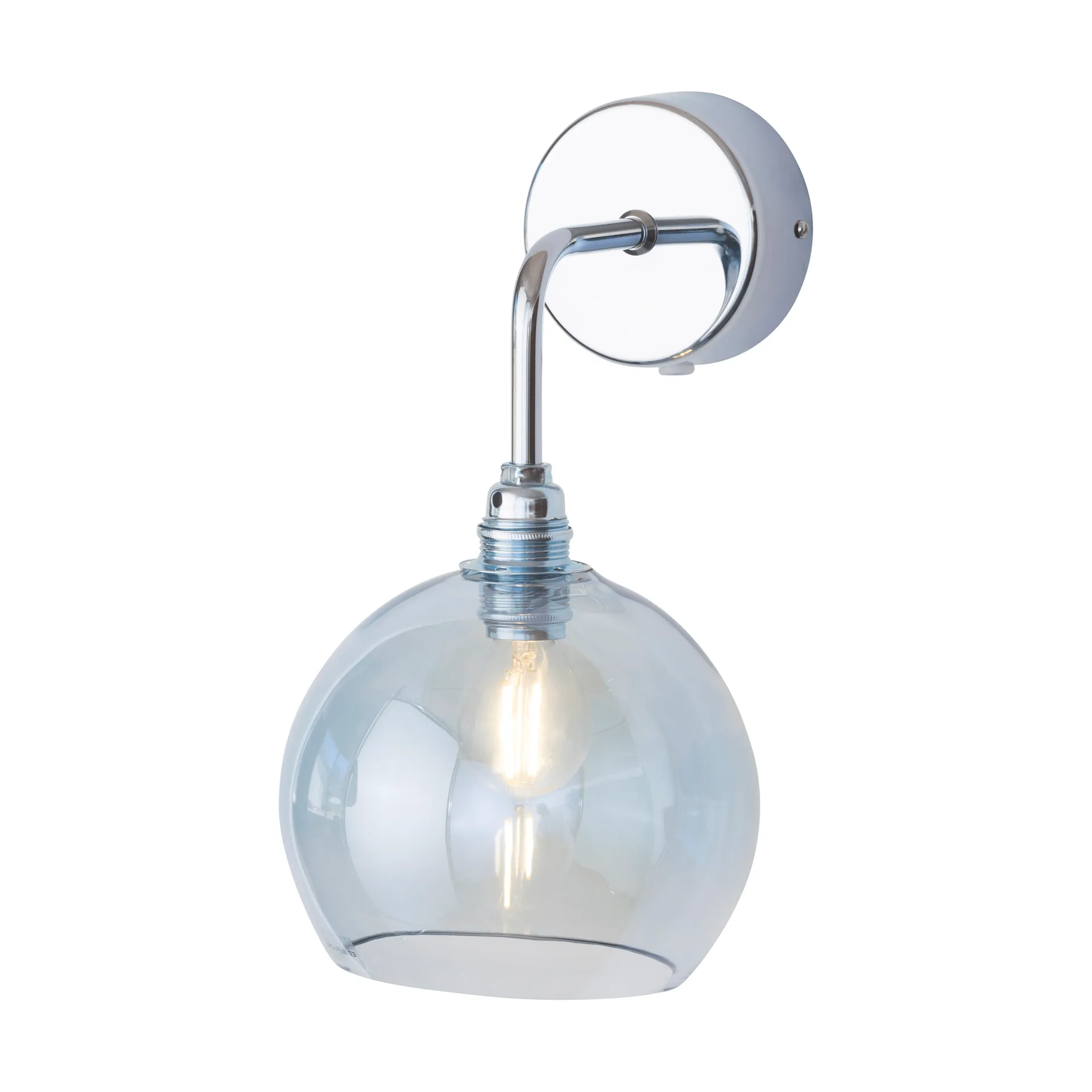 Rowan vägglampa, Topaz blue EBB & FLOW