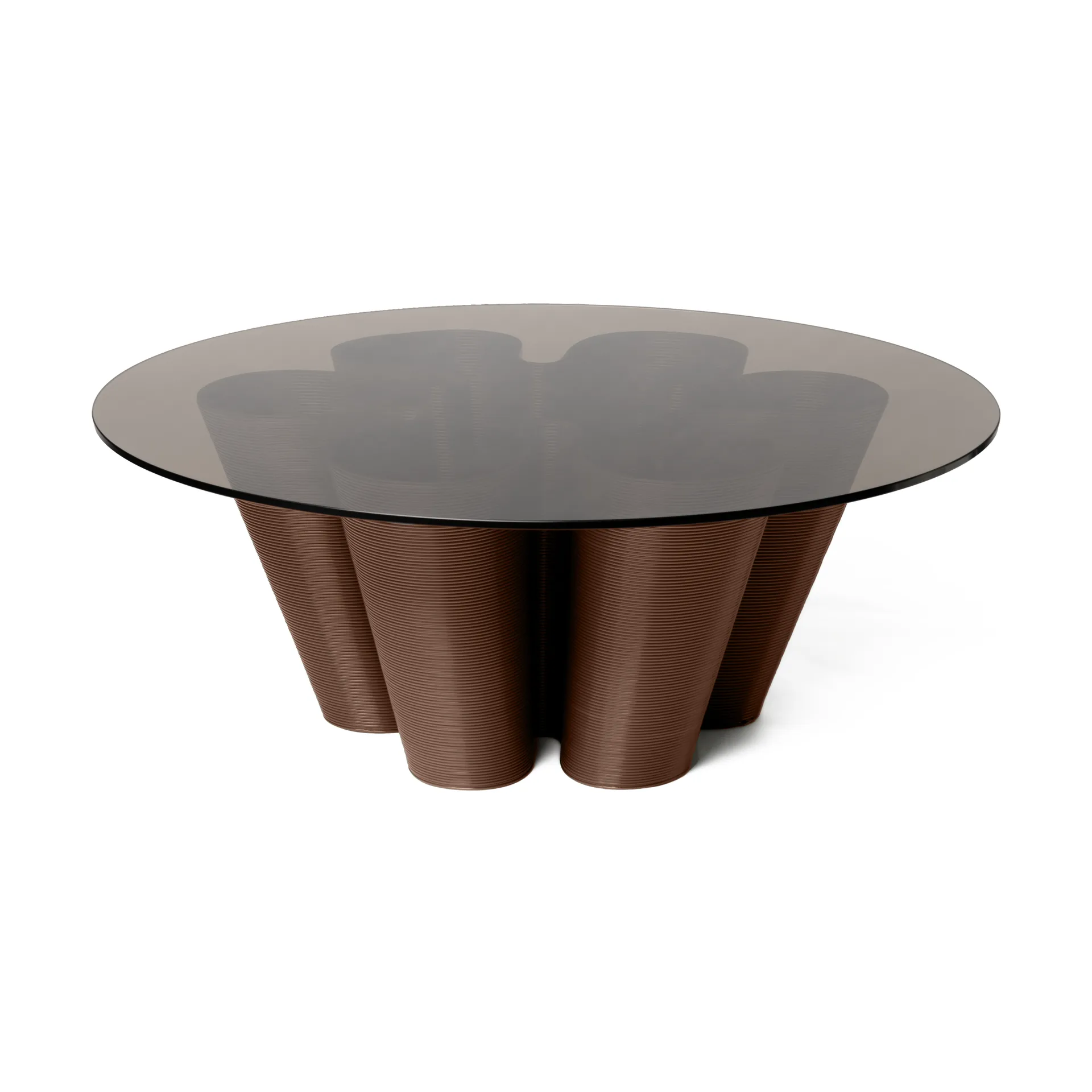 Anemone soffbord Ø110 cm, Chocolate Ekbacken Studios
