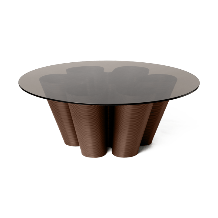 Anemone soffbord Ø110 cm - Chocolate - Ekbacken Studios
