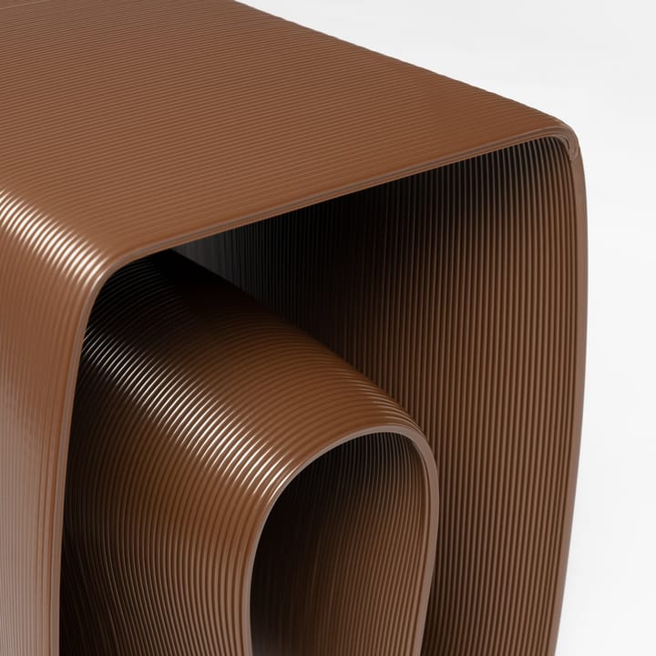 Eel sidobord 38x40 cm - Chocolate - Ekbacken Studios