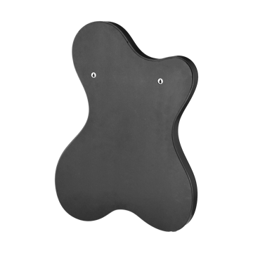 Pebble spegel small 56x76 cm - Black - Ekbacken Studios