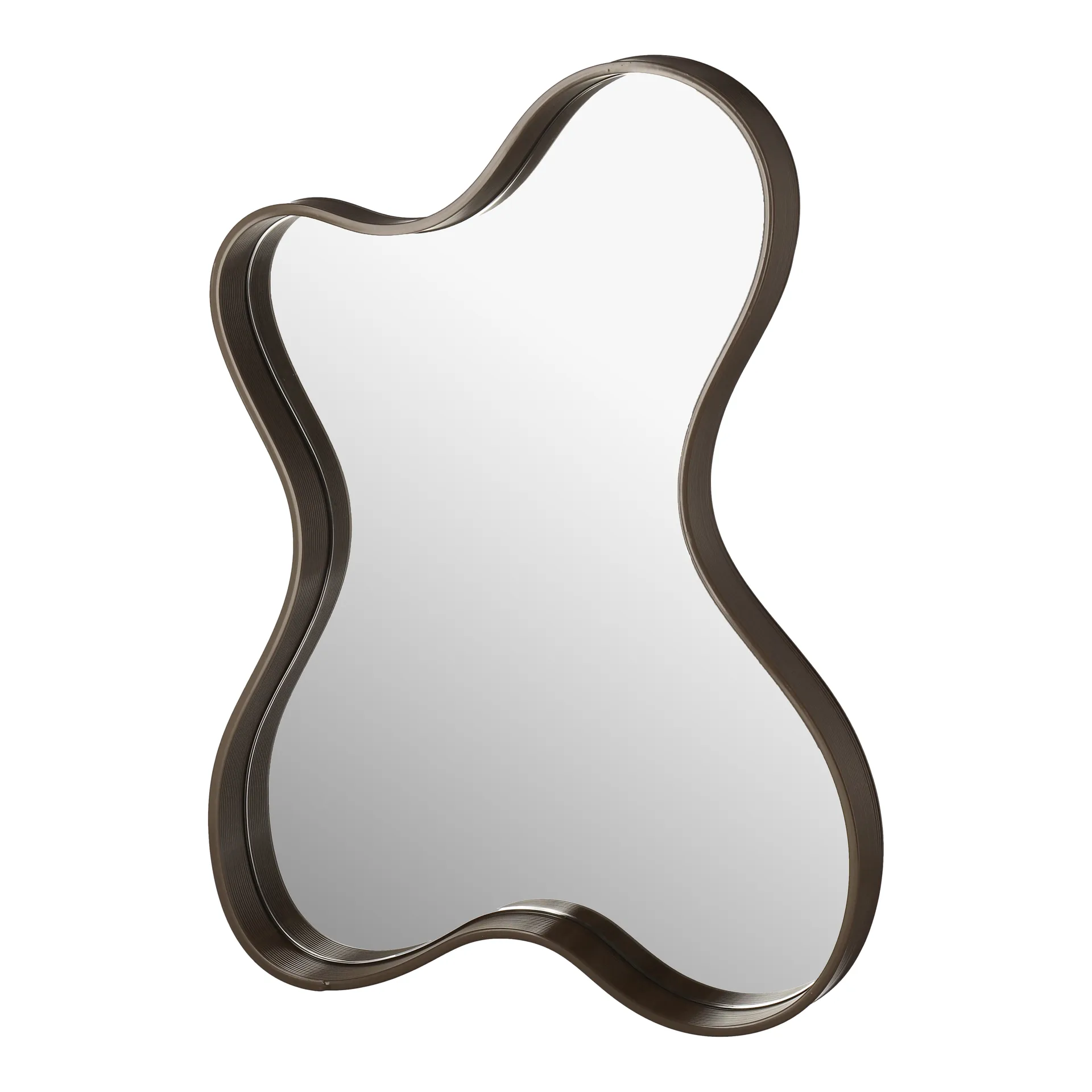 Pebble spegel small 56x76 cm, Chocolate Ekbacken Studios