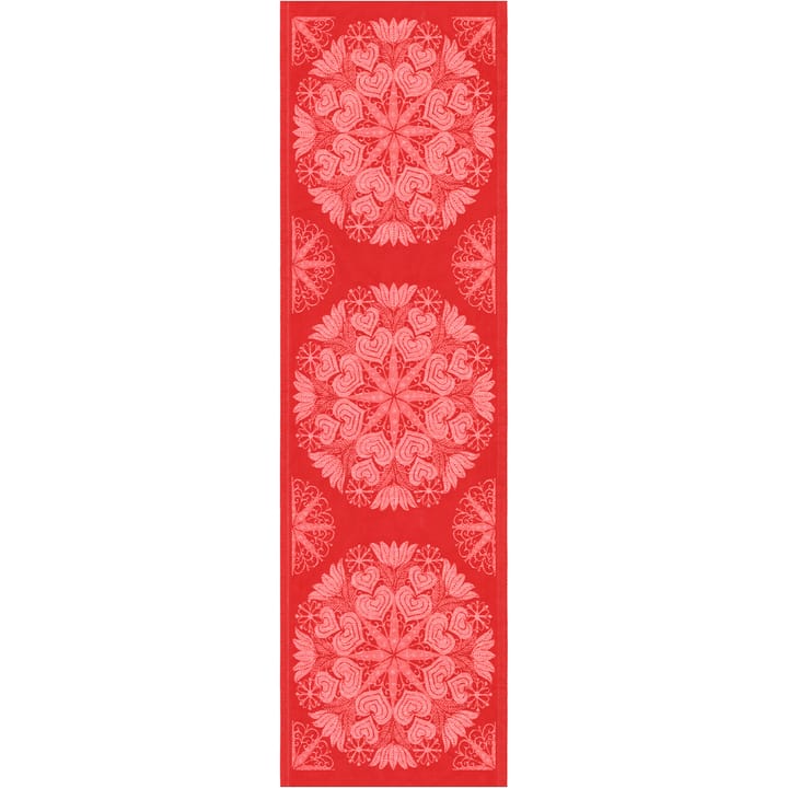 Hjärtbo bordslöpare 35x120 cm - Röd - Ekelund