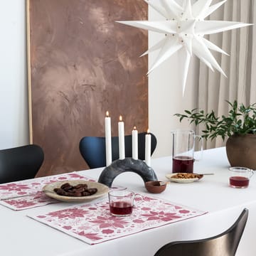 Julstjärna bordstablett 35x48 cm - Röd - Ekelund