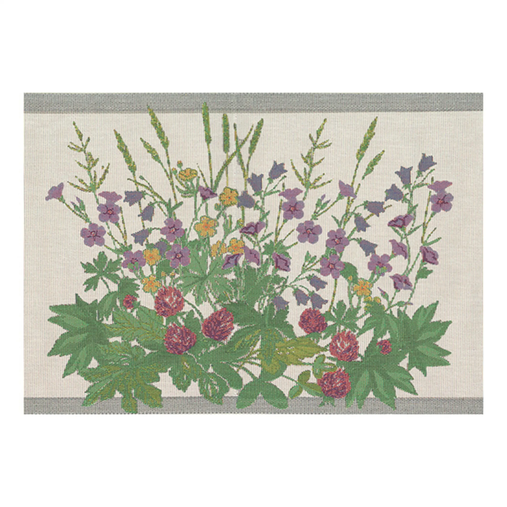 Ängsprakt bordstablett, 35x48 cm Ekelund Linneväveri