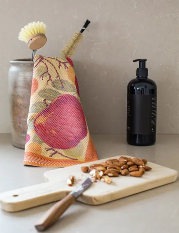 Äppelbär diskduk 35x25 cm - Orange - Ekelund Linneväveri