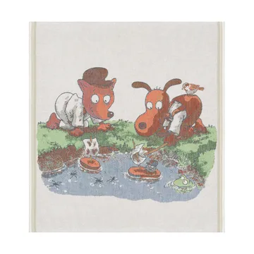 Barkbåtar babyfilt 70x75 cm - Multi - Ekelund Linneväveri