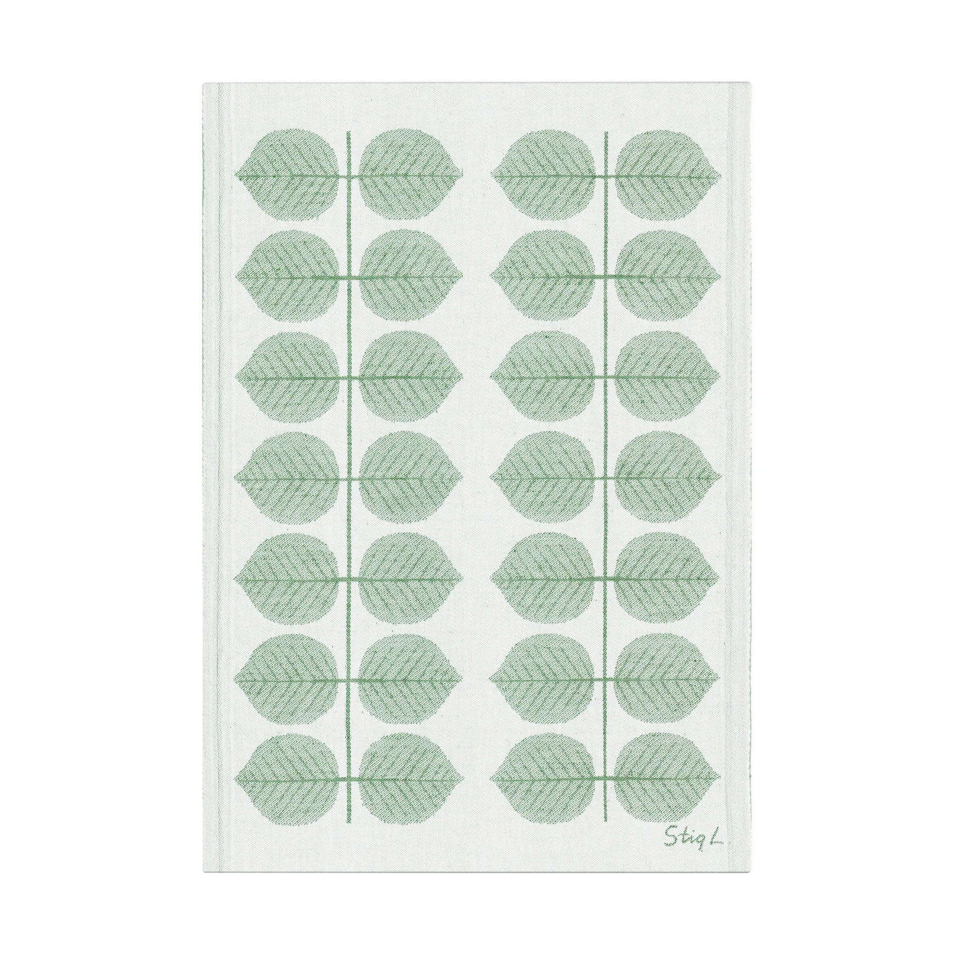 Berså kökshandduk 35x50 cm, Grön Ekelund Linneväveri