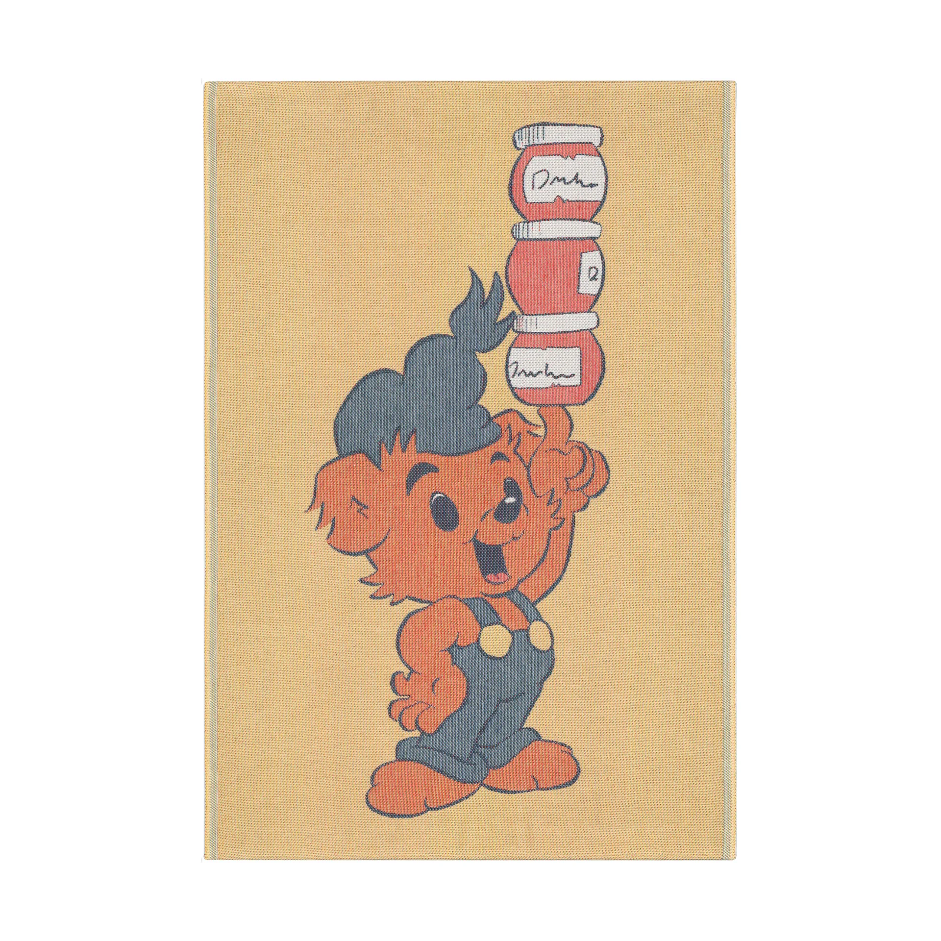 Dunderhonung barnfilt 72x105 cm, Gul Ekelund Linneväveri