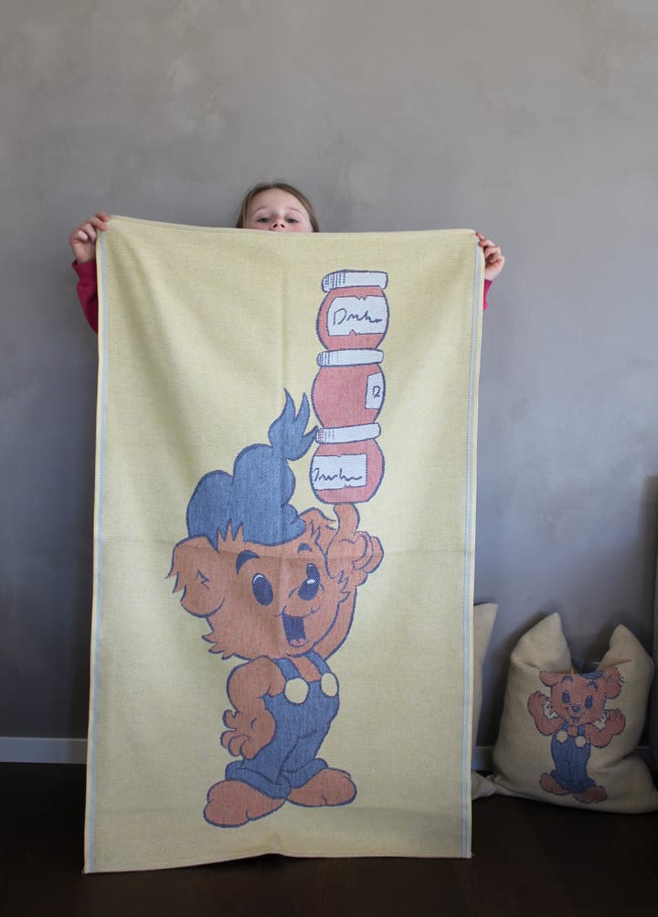 Dunderhonung barnfilt 72x105 cm, Gul Ekelund Linneväveri