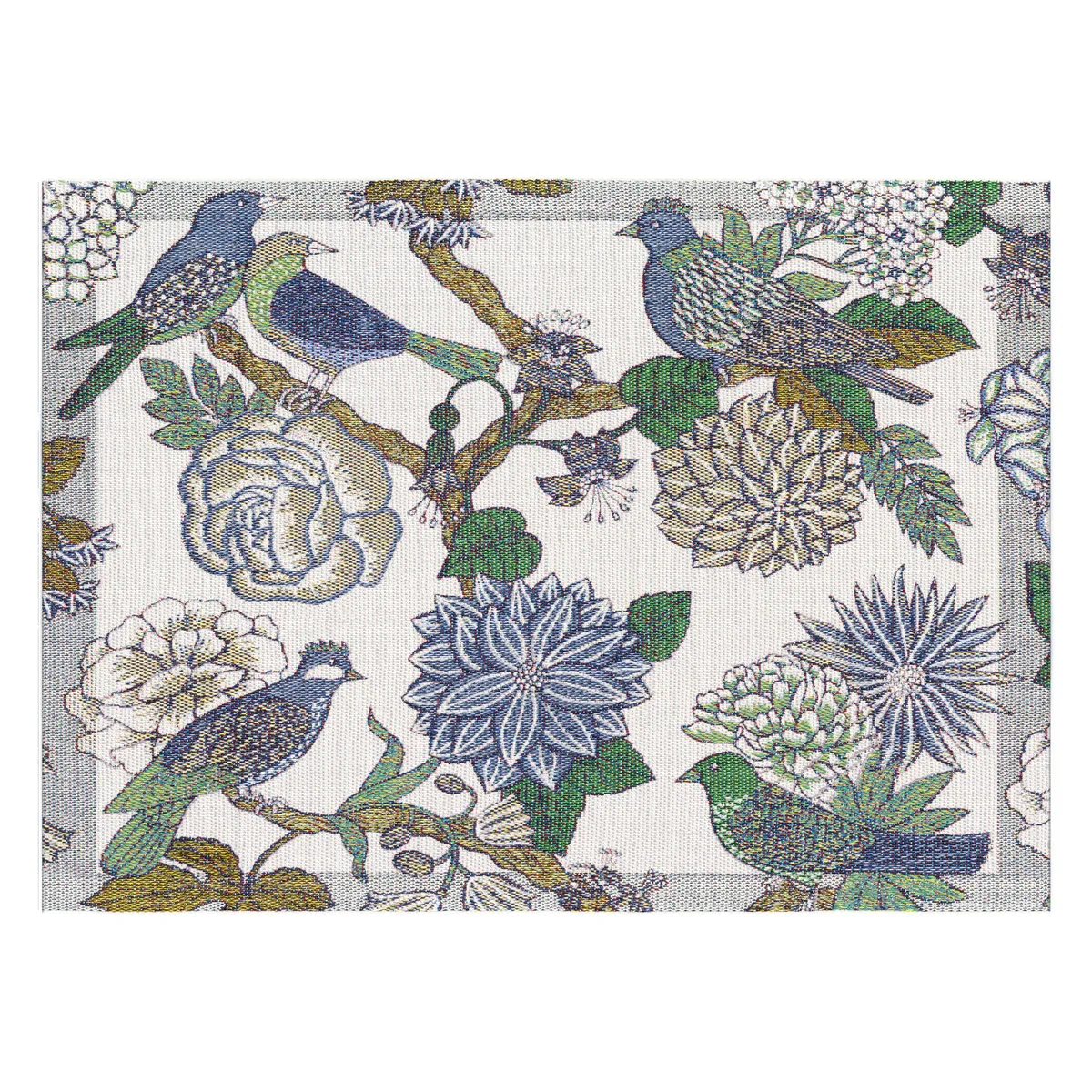 Ekelund Linneväveri Fåglabo bordstablett 35x48 cm Multi