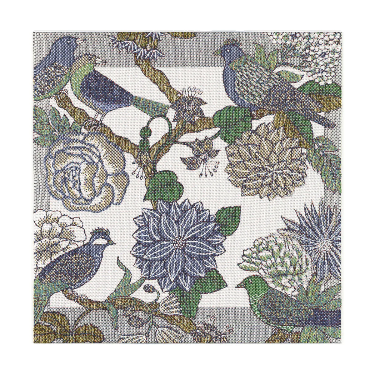 Ekelund Linneväveri Fåglabo servett 35x35 cm Multi