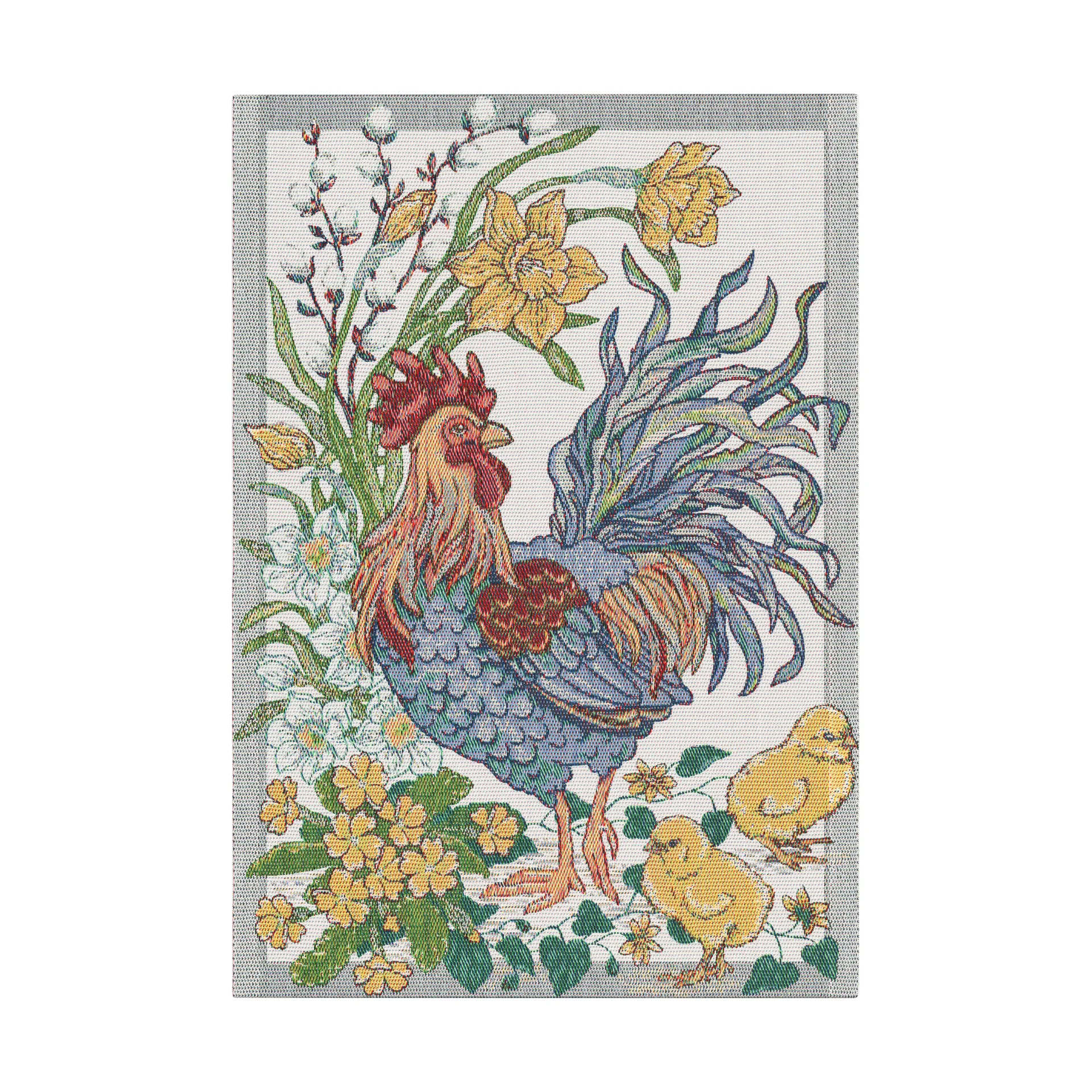 Fjäderblom kökshandduk 35x50 cm, Multi Ekelund Linneväveri