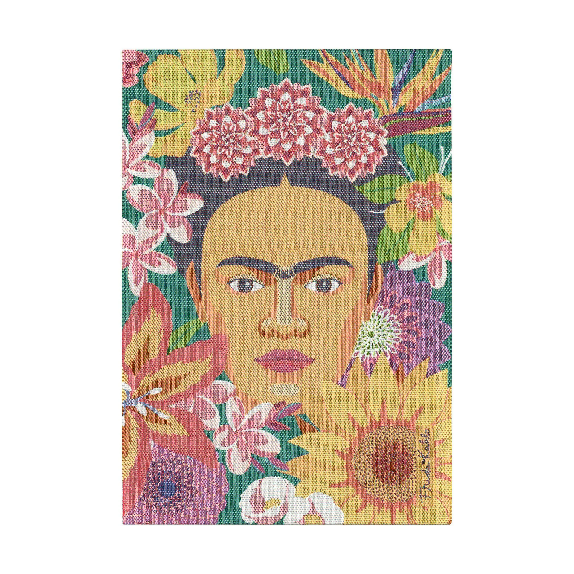 Flores kökshandduk 35x50 cm, Multi Ekelund Linneväveri