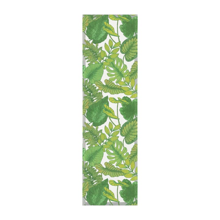 Foliage bordslöpare 35x120 cm, Grön Ekelund Linneväveri