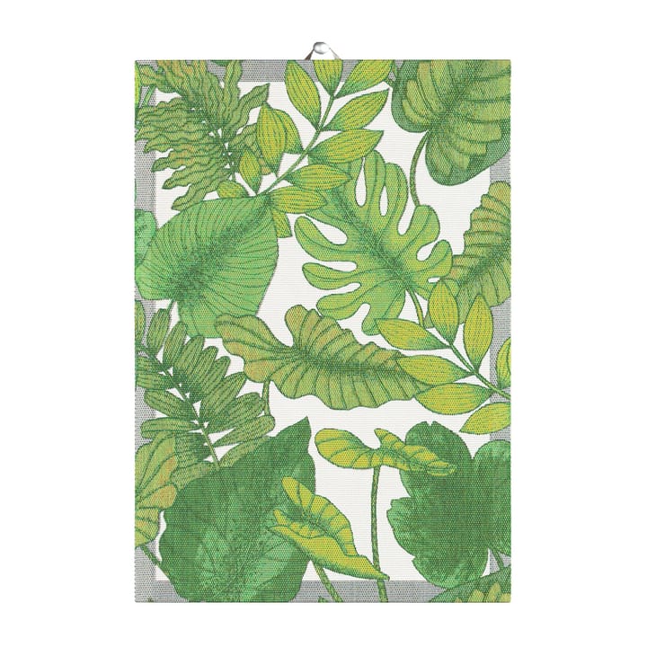 Foliage kökshandduk 35x50 cm, Grön Ekelund Linneväveri