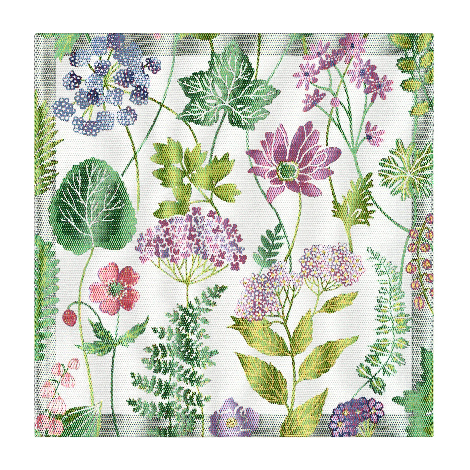 Försommar tygservett 35x35 cm, Multi Ekelund Linneväveri