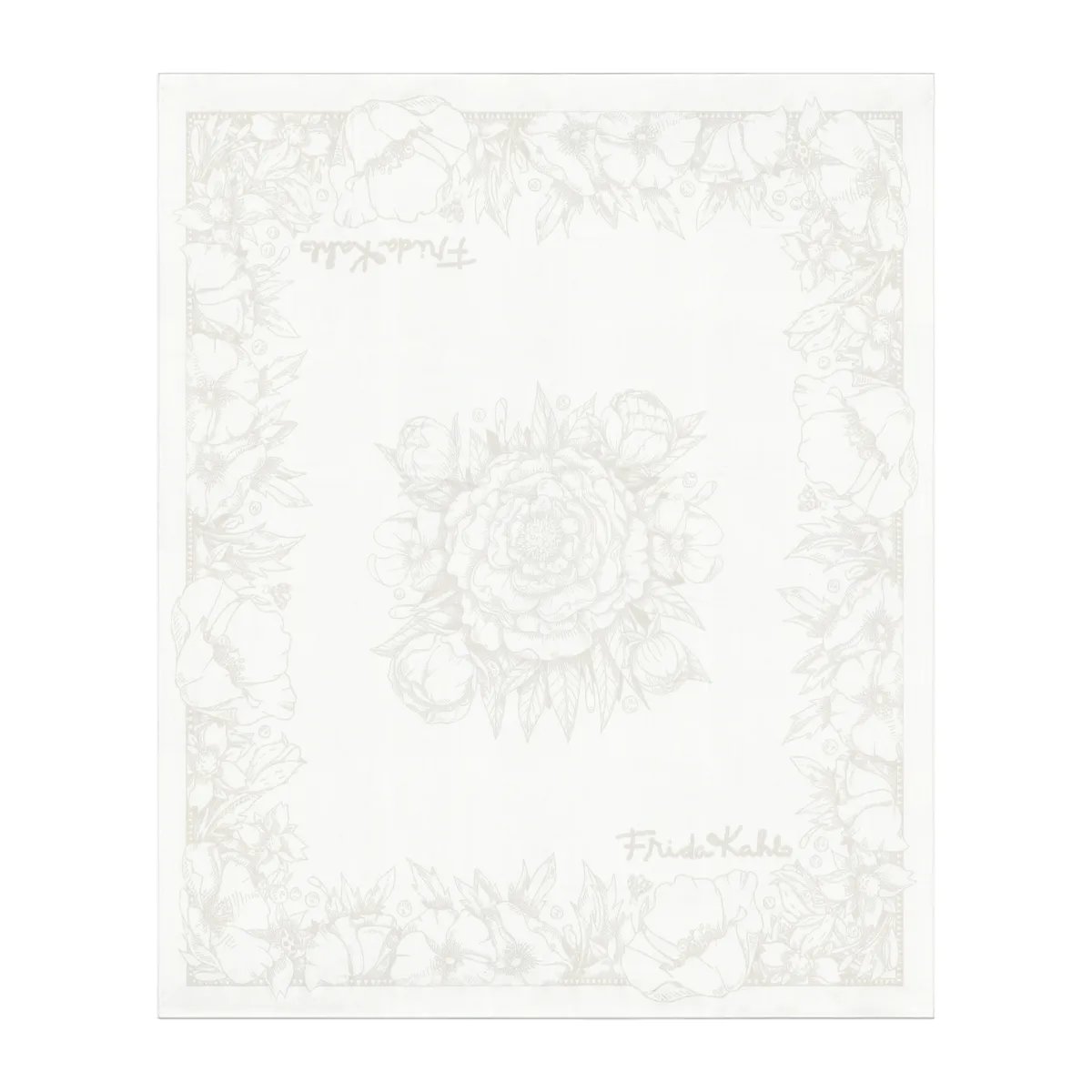 Ekelund Linneväveri Frida Kahlo filt 140x170 cm Belleza