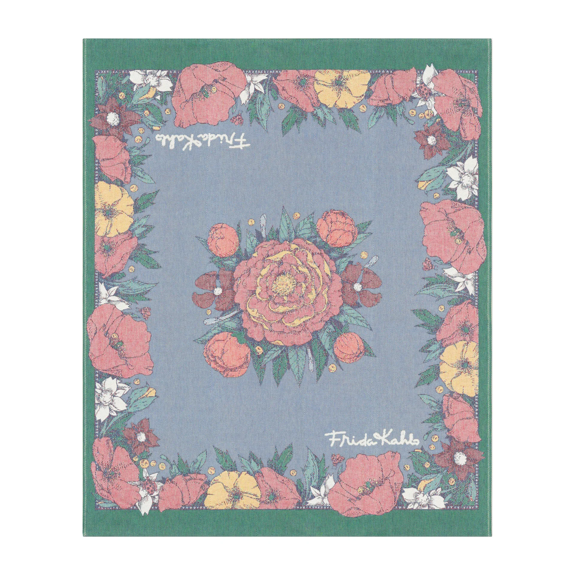 Frida Kahlo filt 140x170 cm, Vida Ekelund Linneväveri