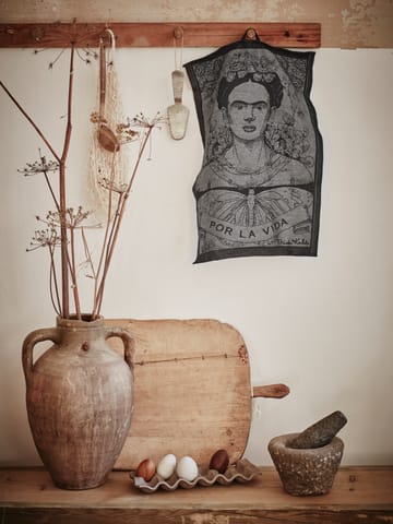 Frida Kahlo kökshandduk 35x50 cm - Fuerza - Ekelund Linneväveri