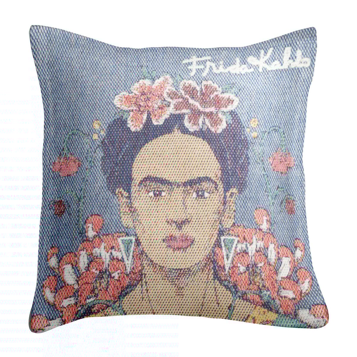Ekelund Linneväveri Frida Kahlo kuddfodral 40x40 cm Vida
