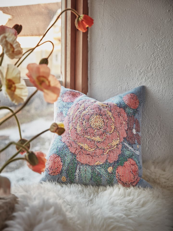 Frida Kahlo kuddfodral 40x40 cm, Vida Ekelund Linneväveri