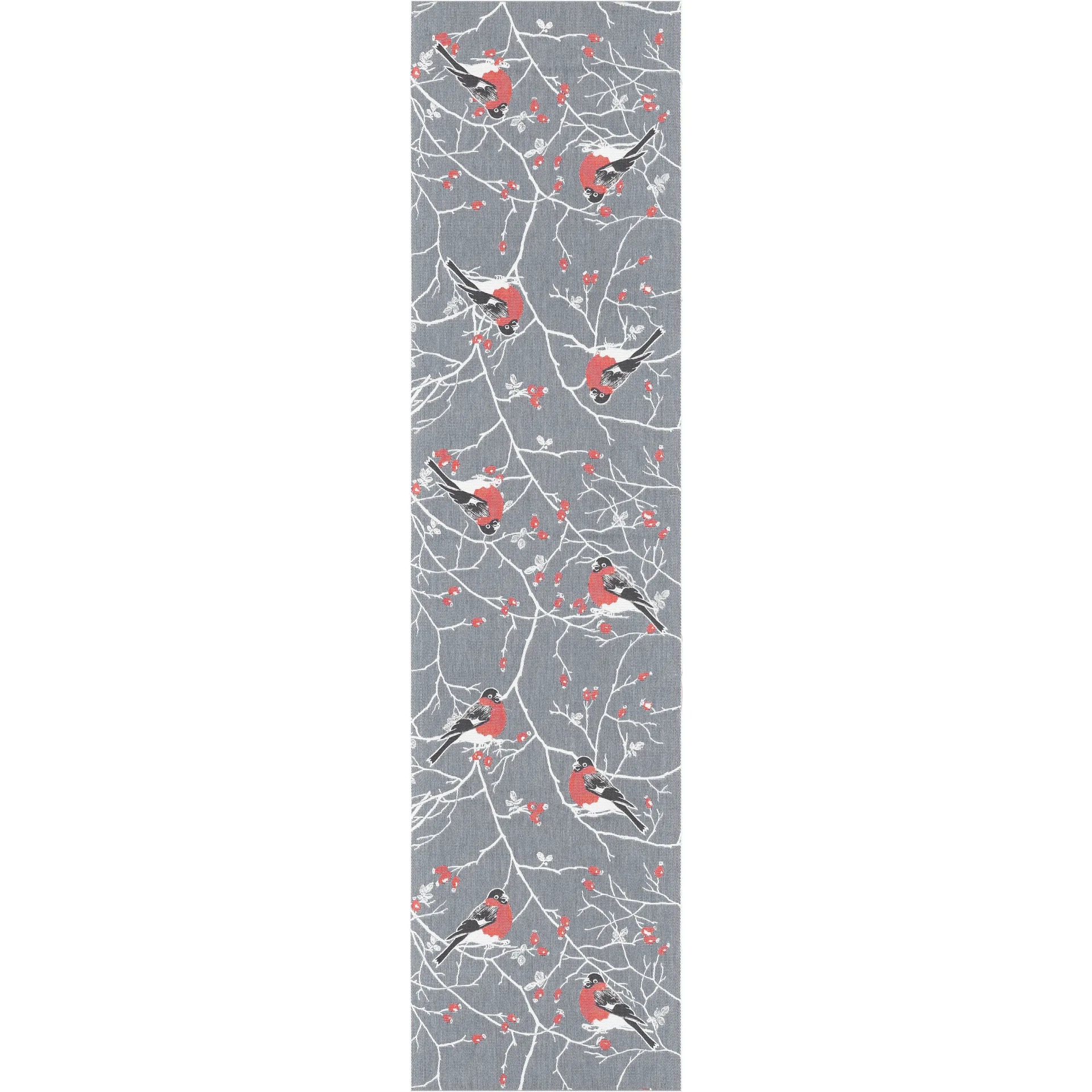 Frostkvist bordslöpare 35x140 cm, Grå Ekelund Linneväveri