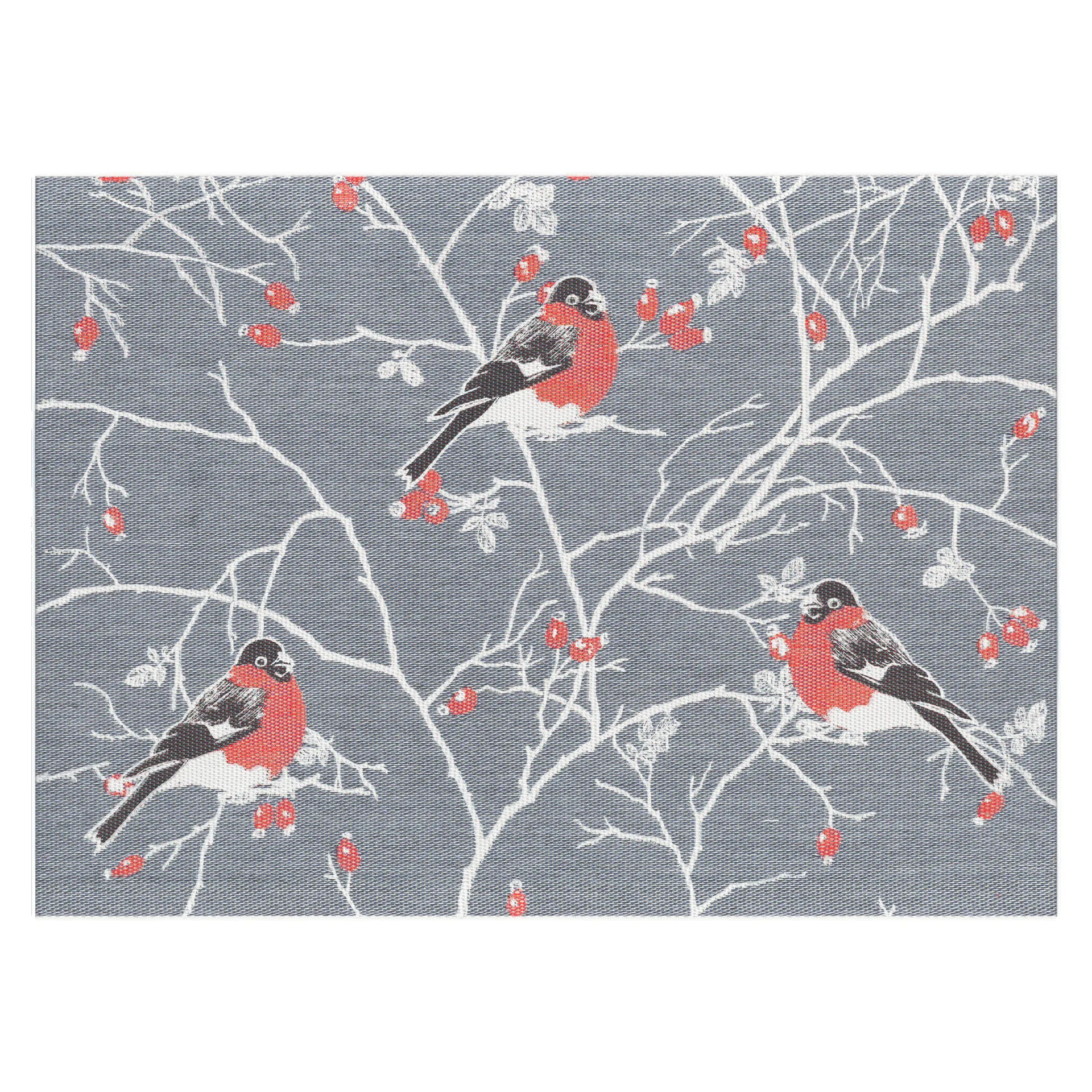 Frostkvist bordstablett 35x48 cm, Grå Ekelund Linneväveri