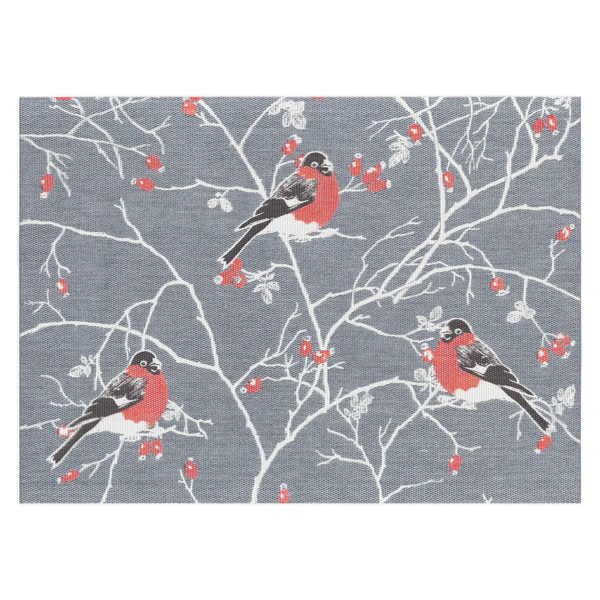 Ekelund Linneväveri Frostkvist bordstablett 35x48 cm Grå