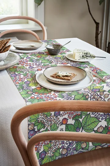 Gooseberries löpare - 35x120 cm - Ekelund Linneväveri