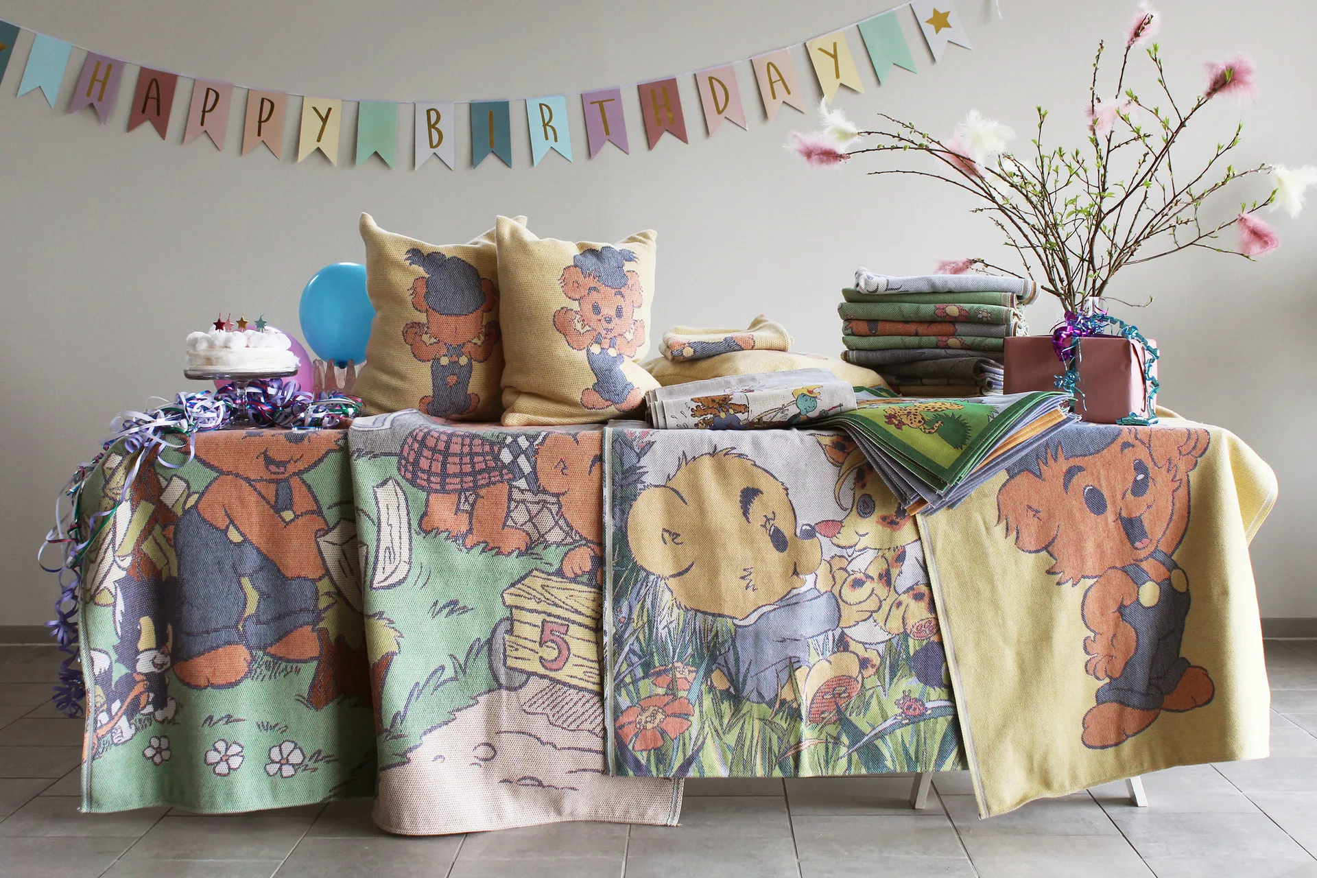 Hem ljuva hem filt 140x170 cm, Multi Ekelund Linneväveri