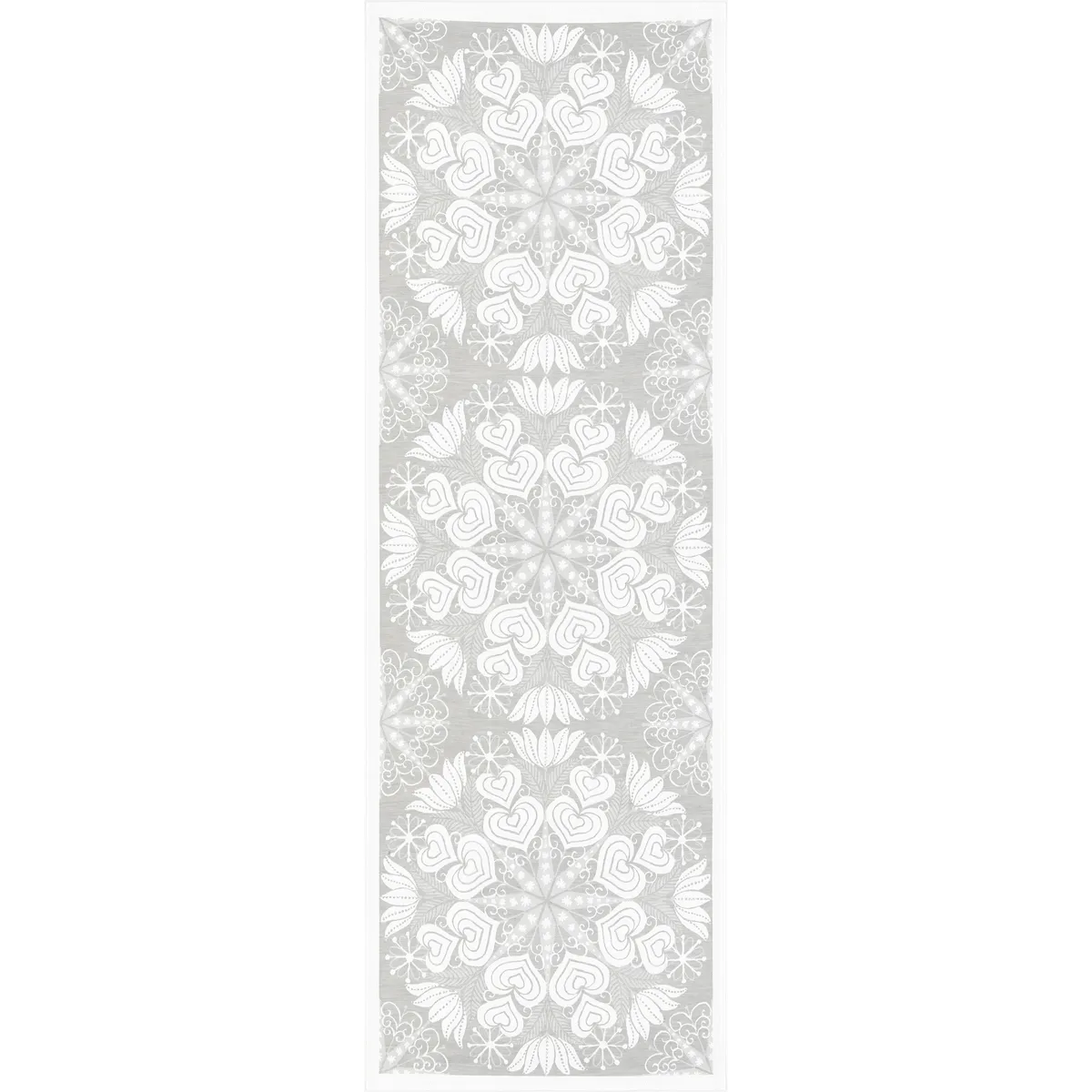 Ekelund Linneväveri Hjärtbo bordslöpare 50x150 cm Grå