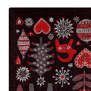 Julnatt löpare - svart - Ekelund Linneväveri