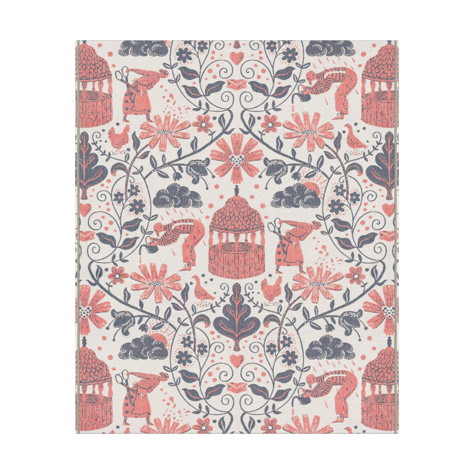 Kärleken pläd 140x170 cm, Multi Ekelund Linneväveri