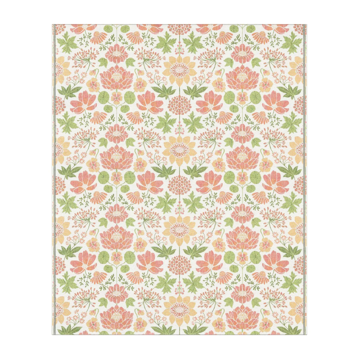 Ekelund Linneväveri Krasse bomullsfilt 140x170 cm Orange