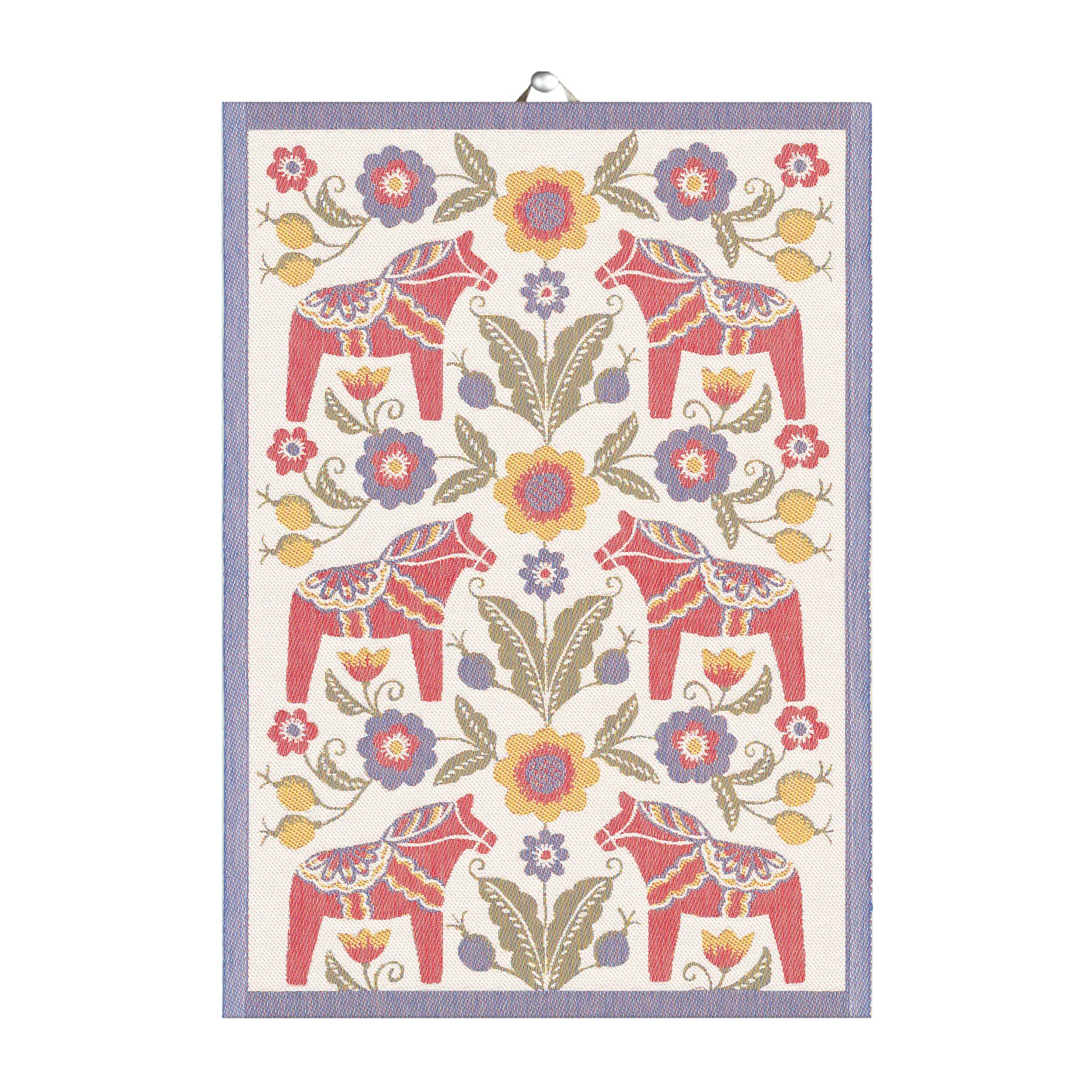 Kurbitshäst kökshandduk, 48x70 cm Ekelund Linneväveri