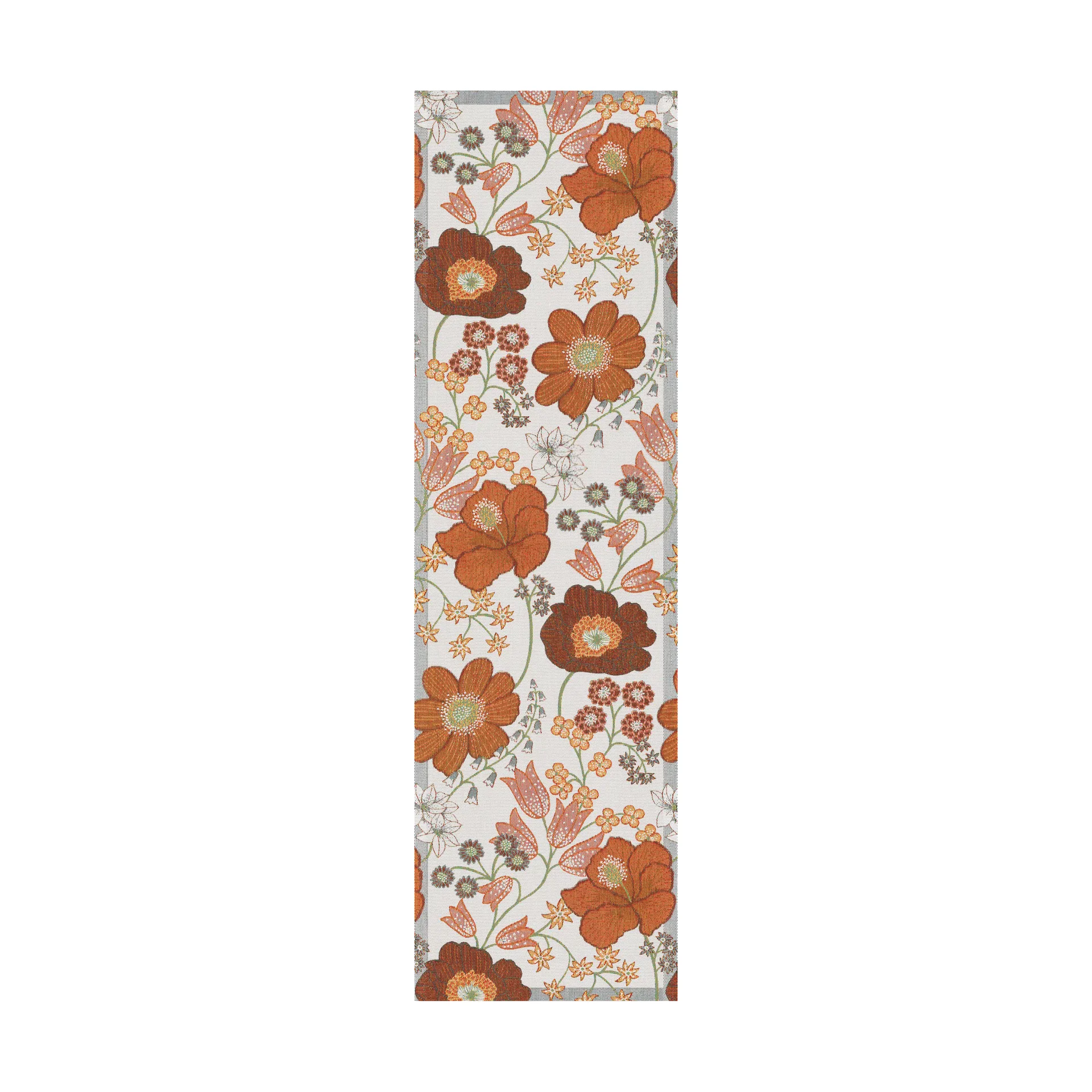 Kvällsblom bordslöpare 35x120 cm, Multi Ekelund Linneväveri