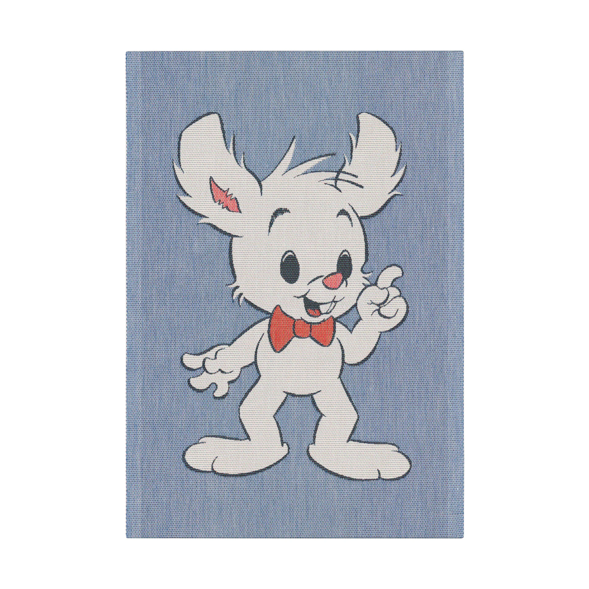 Lille Skutt kökshandduk 35x50 cm, Blå Ekelund Linneväveri