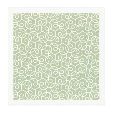 Lindblom servett 35x35 cm - ljusgrön - Ekelund Linneväveri