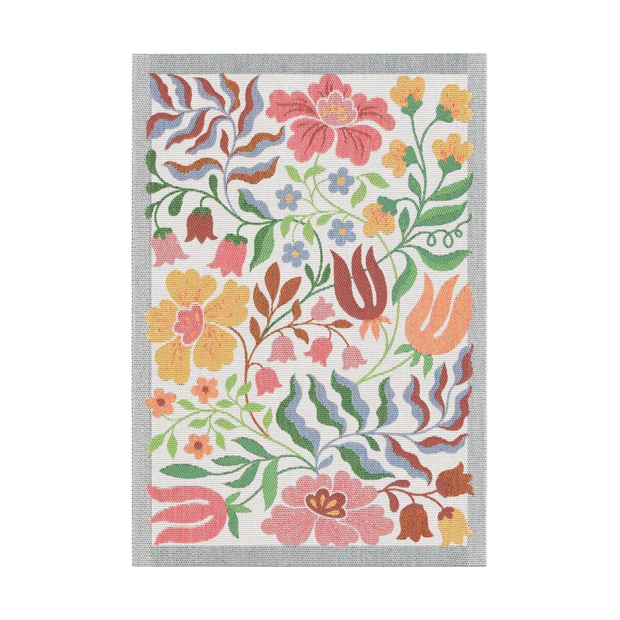 Ekelund Linneväveri Meadow kökshandduk 35x50 cm Multi