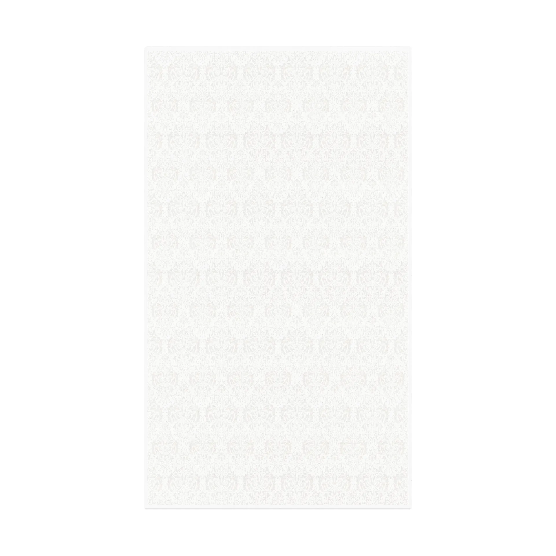 Medaljong bordsduk 150x350 cm, Vit Ekelund Linneväveri