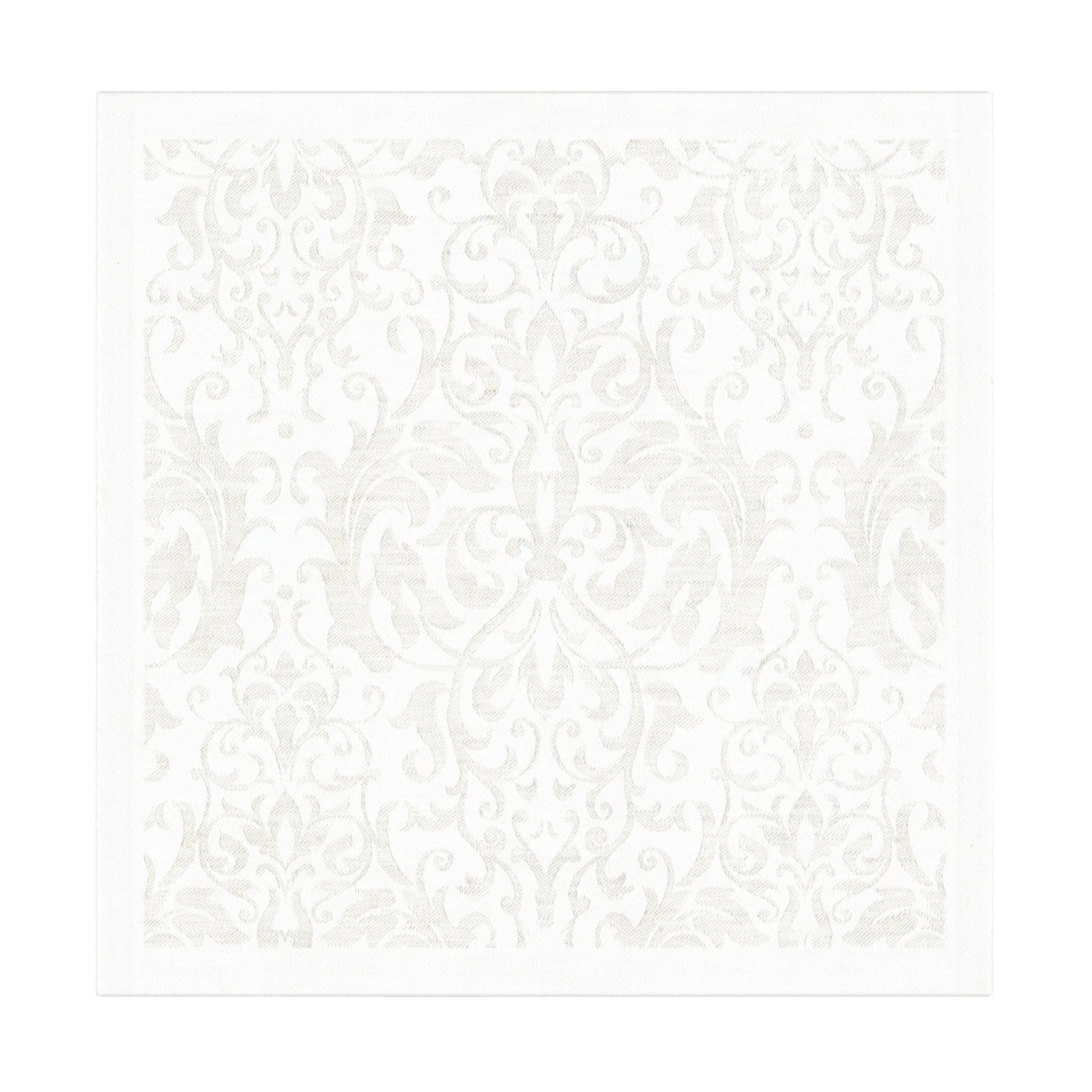 Medaljong servett 35x35 cm, Vit Ekelund Linneväveri