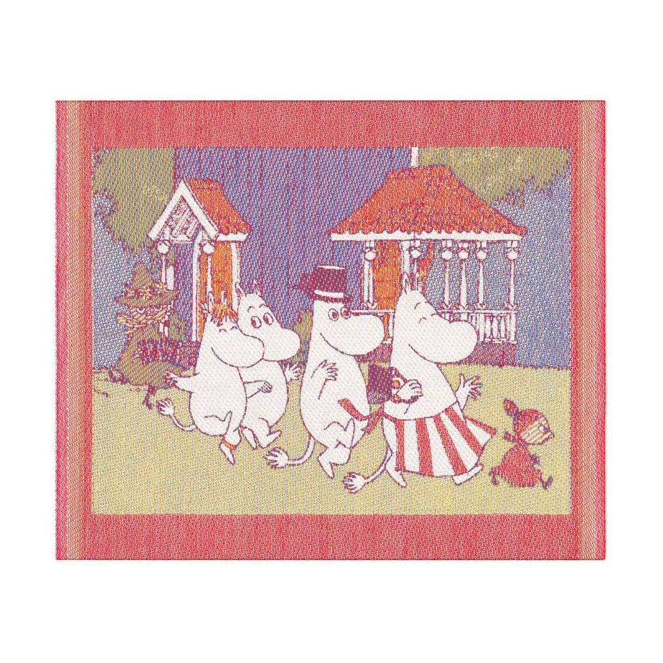 Moomin House diskduk 25x30 cm, Multi Ekelund Linneväveri