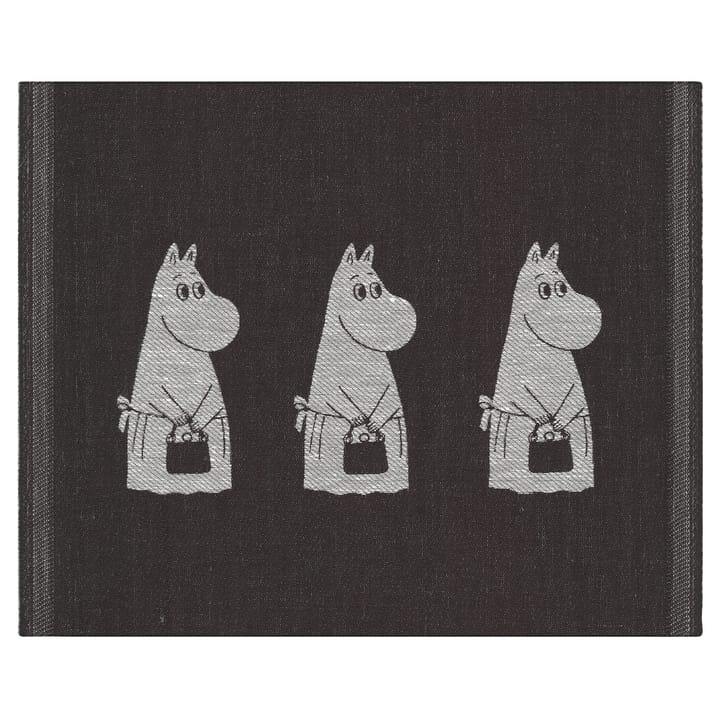 Moominmamma diskduk 28x35 cm, Svart Ekelund Linneväveri