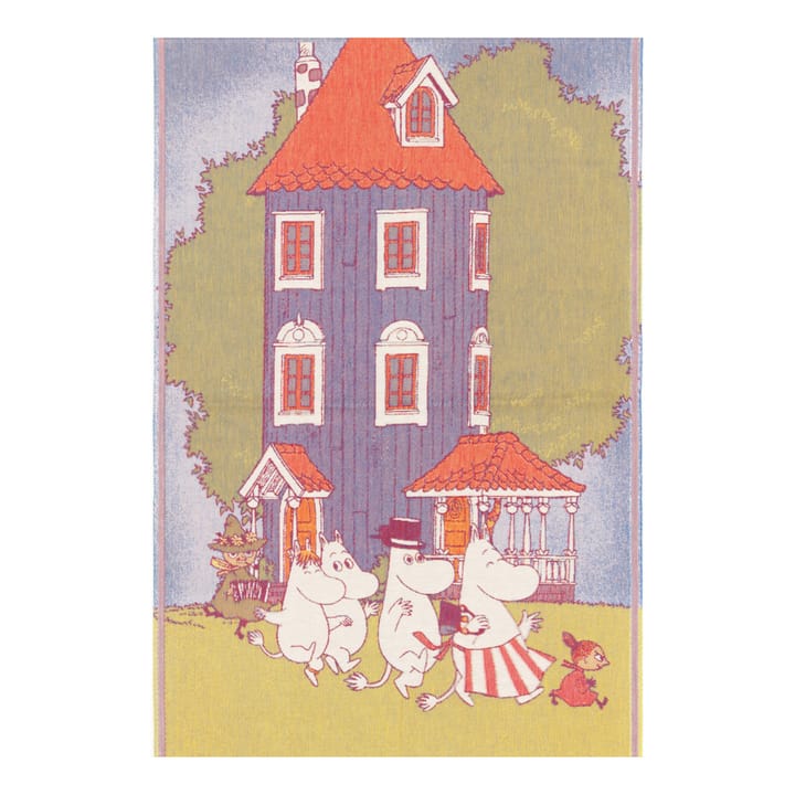 Mumin barnfilt 72x105 cm, Moomin house Ekelund Linneväveri