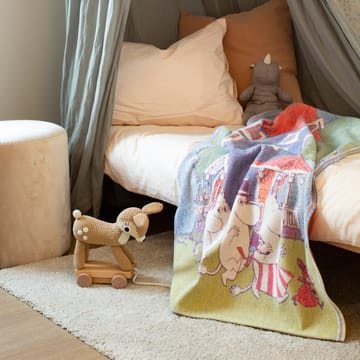 Mumin barnfilt 72x105 cm - Moomin house - Ekelund Linneväveri