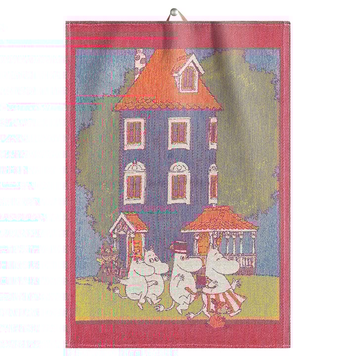 Mumin kökshandduk 35x50 cm, Moomin house Ekelund Linneväveri