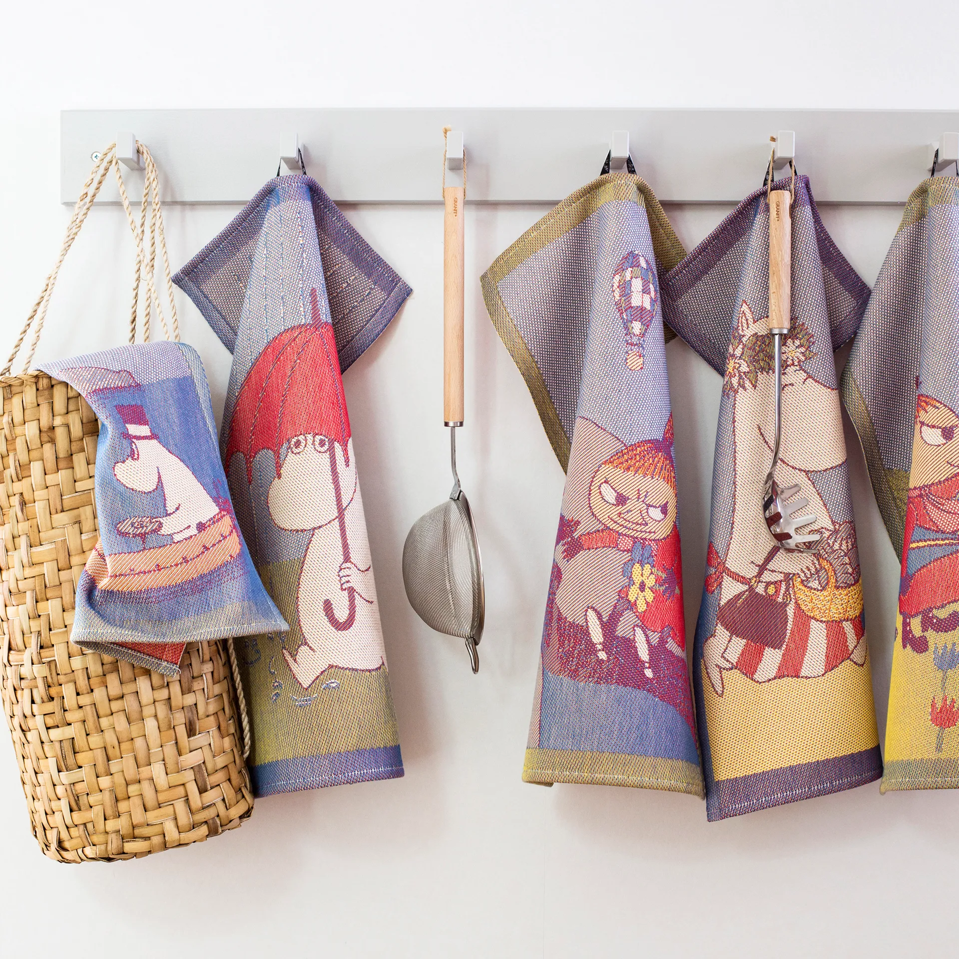 Mumin kökshandduk 35x50 cm, Summerday Ekelund Linneväveri