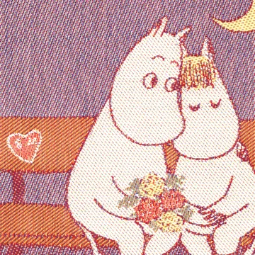 Mumin kökshandduk 35x50 cm - Sweethearts - Ekelund Linneväveri